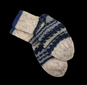 Socken, handgestrickt