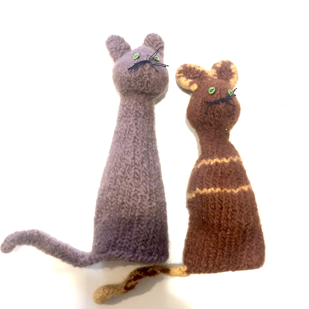 Katze, gefilzt